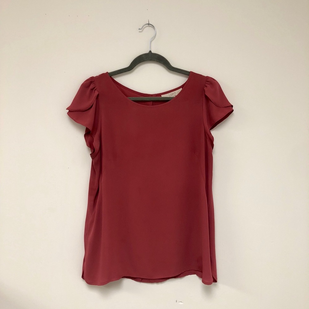 LOFT dress top - buttons down back!